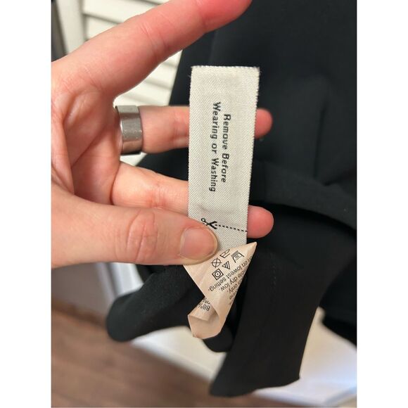 MADEWELL Anywhere Fit & Flare Black Sleeveless Dress, Sz 0, MSRP $148 - Picture 9 of 9